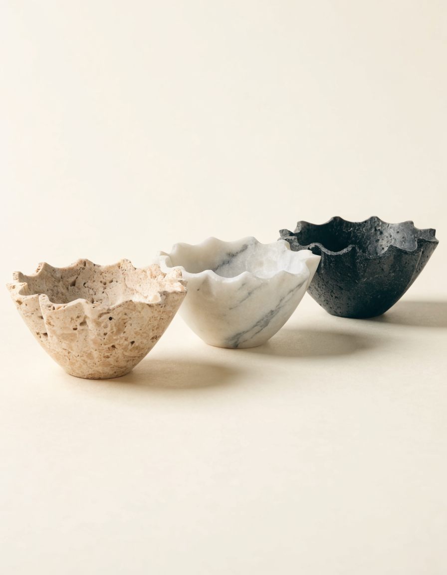 Sasso Pinch Bowls, Set of 3